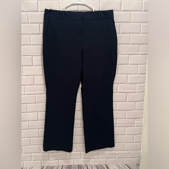 CLASSIC CLOTHING women navy blue mid rise dress pants/size 10 - Picture 4 of 6